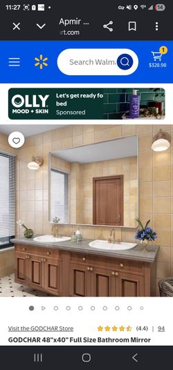 40×48 Aluminum Framed Mirror