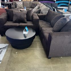 Living room sofa loveseat