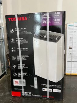 Toshiba Portable Air Conditioning /12000 BTU