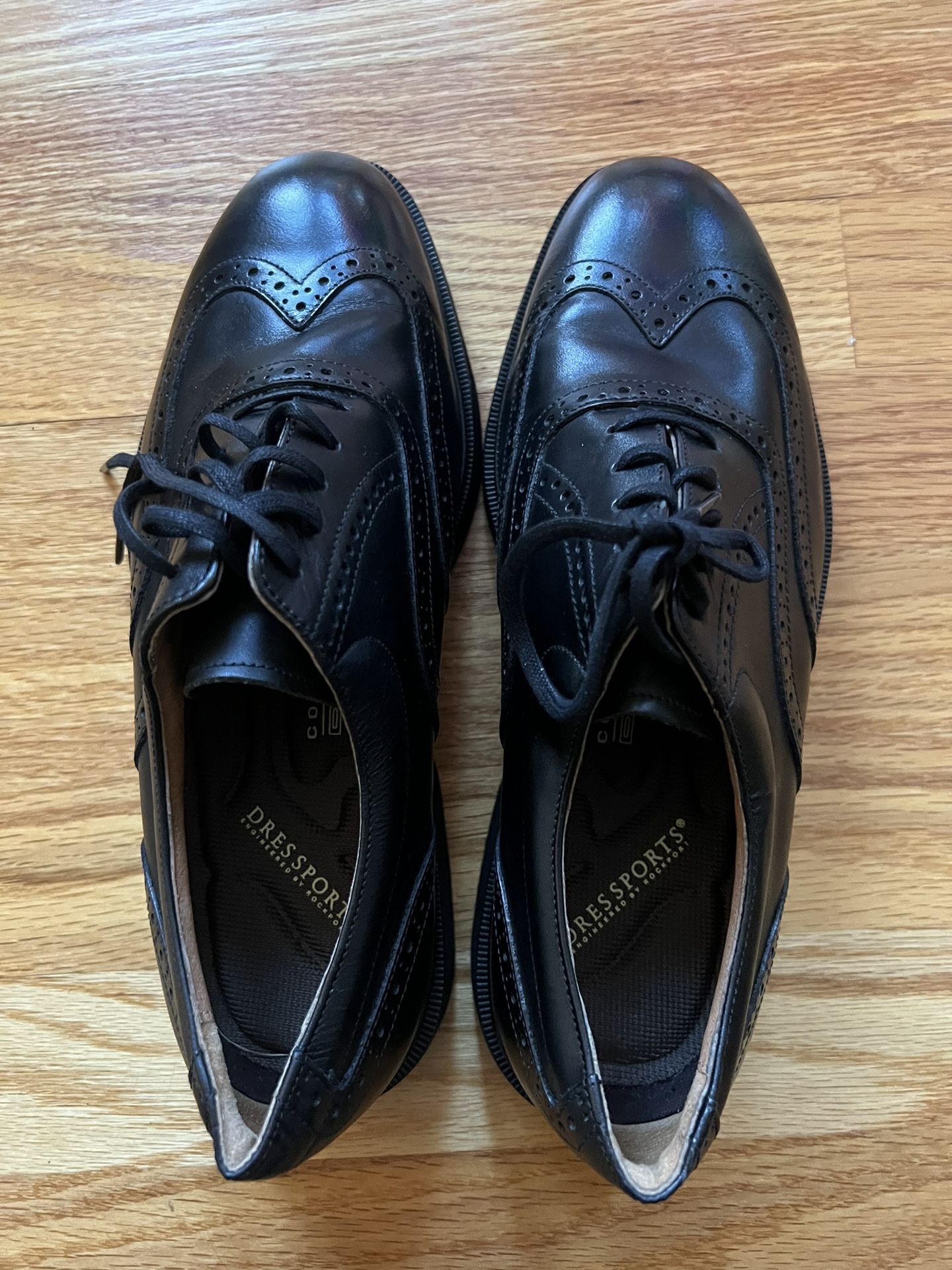 New DRESSPORTS ROCKPORT COMFORT DMX DRESS SHOES OXFORD BLACK LEATHER MENS Size 7