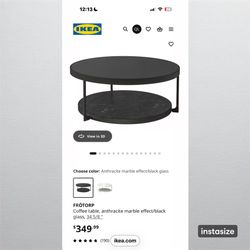 Black Coffee Table