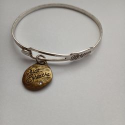 Brighton "Just Breathe" Bangle Bracelet