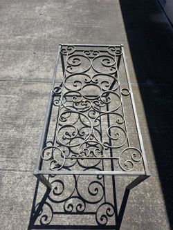 Small iron table