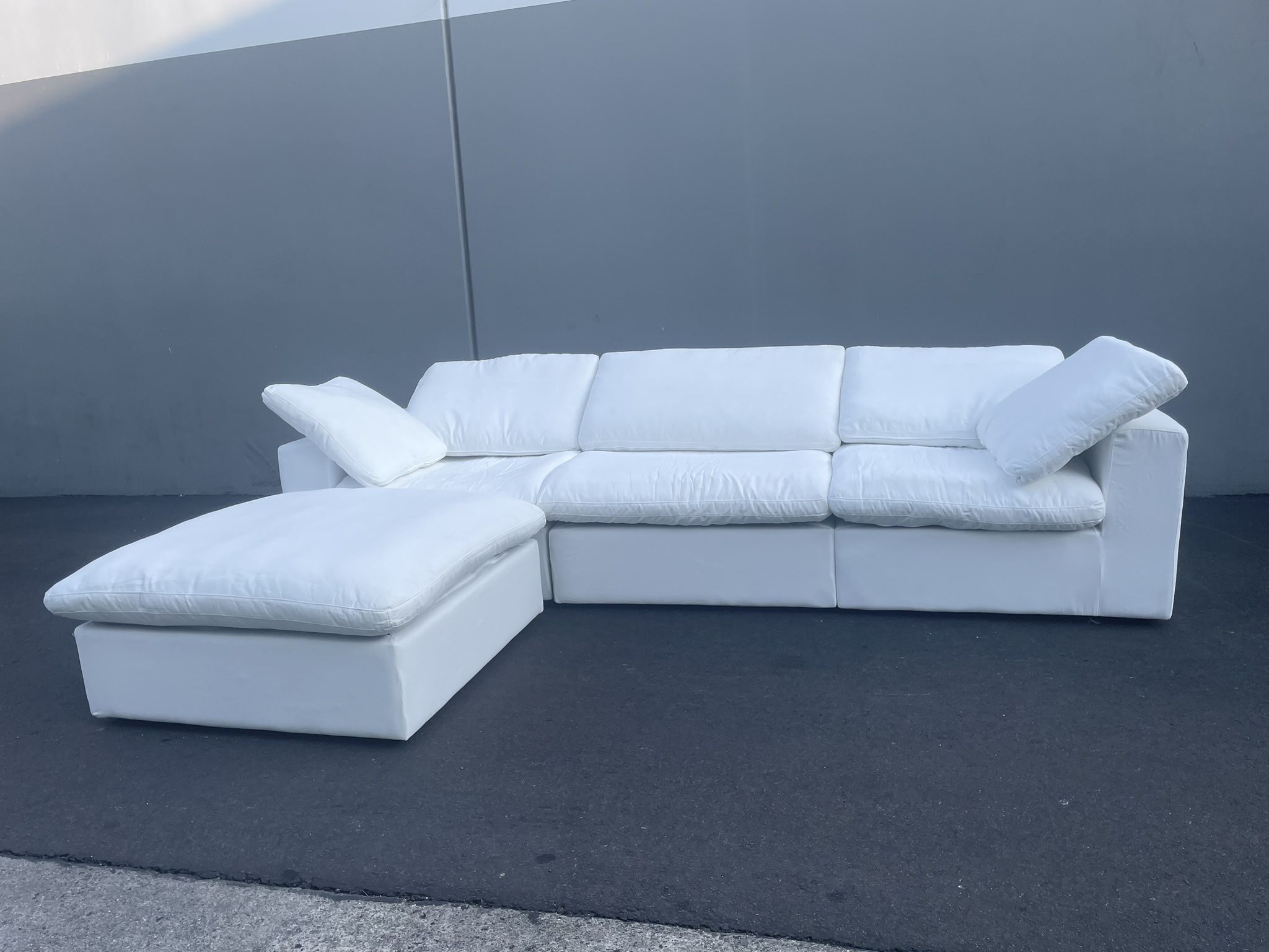 (NEW!!!) White Cloud Sectional Couch