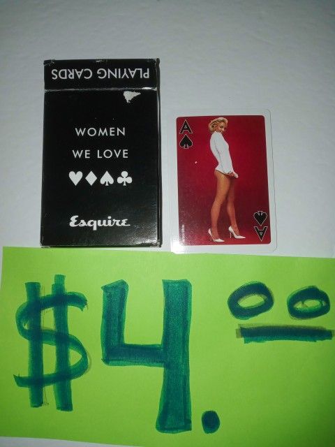 Pin-up Girl Playing Cards