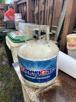 Amerigas Empty Propane Tank Barbecue Grill Tank Good For Exchange Empty
