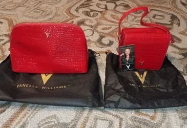 Vanessa Williams Crossover Bag & Cosmetic Bag
