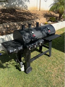 char griller 5650 double play gas and charcoal grilll