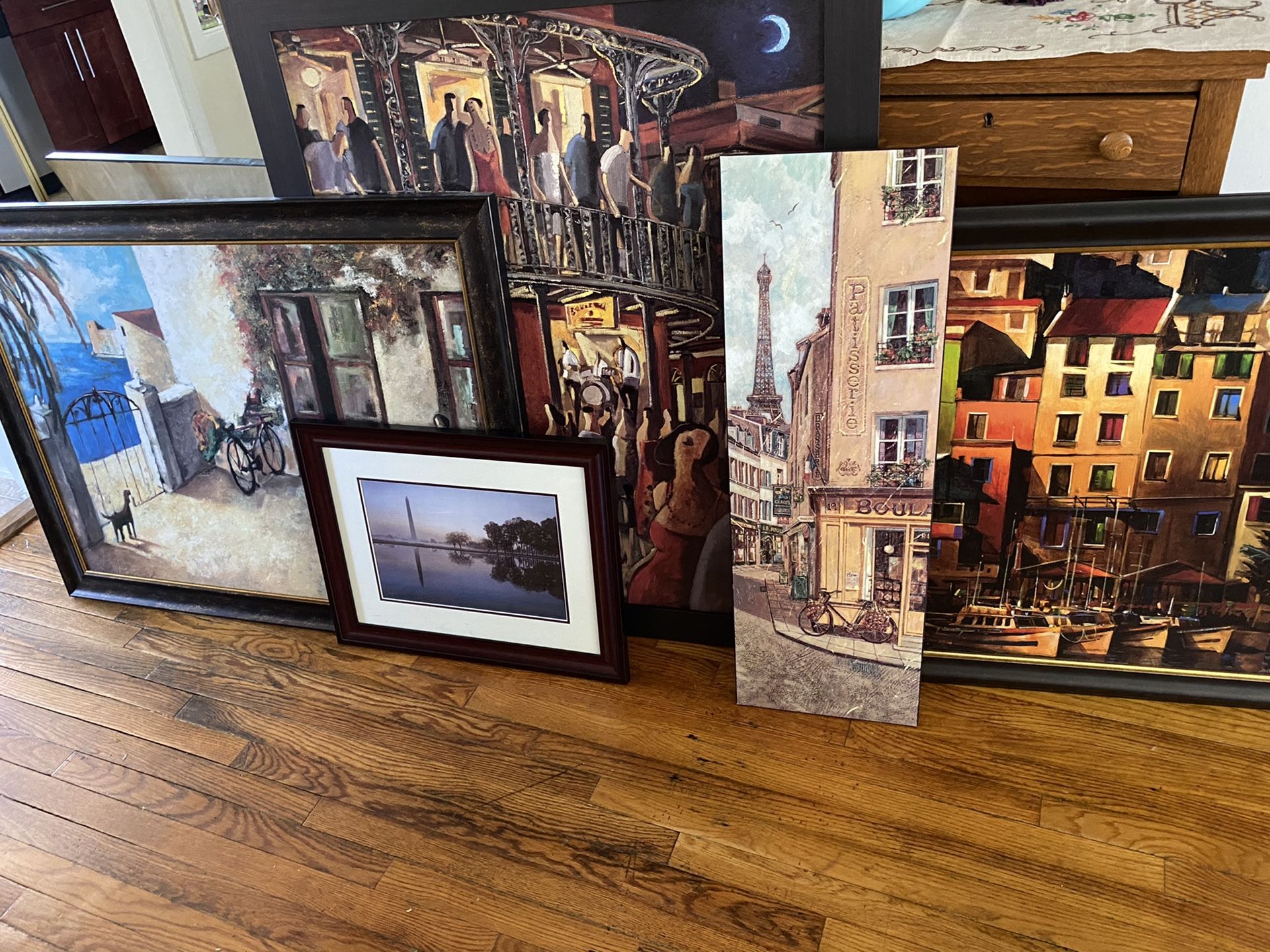 ***FREE*** Lot of 6 framed pictures/paintings