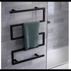 Swiss Madison SM-TW00MB Voltaire 5-Bar Electric Towel Warmer in Matte Black