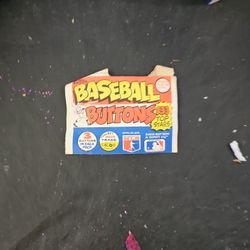 Fun Foods Baseball Buttons 1984