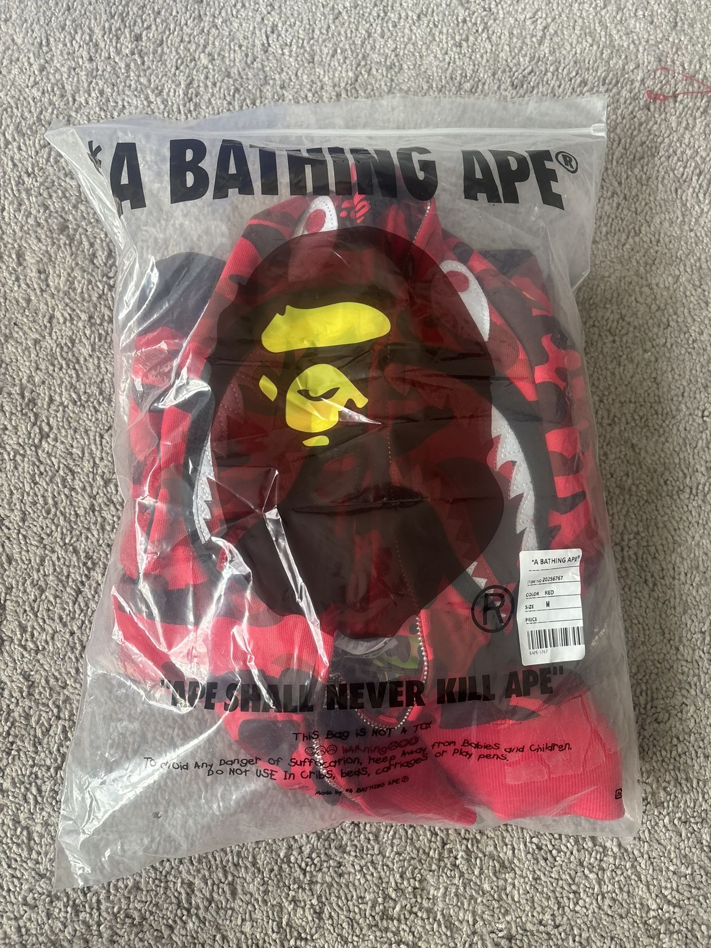 Red Bape Hoodie 