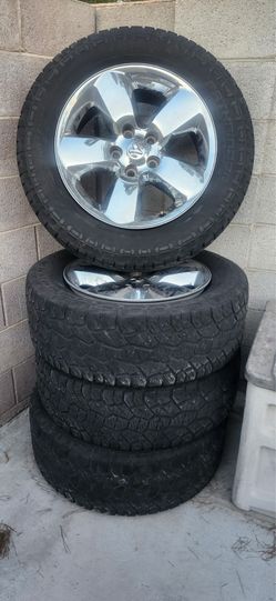 Dodge Ram OEM  20" 5 lug wheels