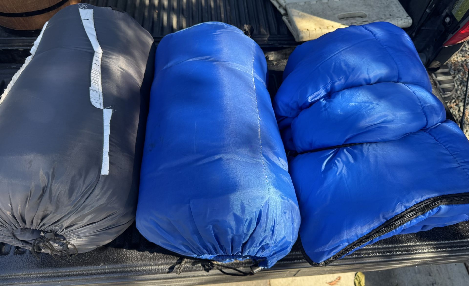 three Sleeping Bags Use Great Condition