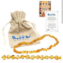 100% Baltic Amber Necklace (baby/kid size)
