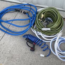 Various RV Water Hoses & Accessories