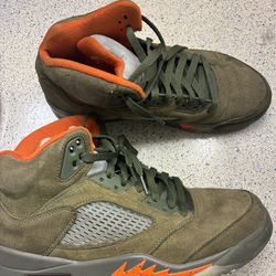 JORDAN 5 RETRO GS 'OLIVE' 2024 size 7