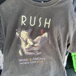 Rush Snakes and Arrows black tour