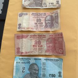 Bank Notes From India 