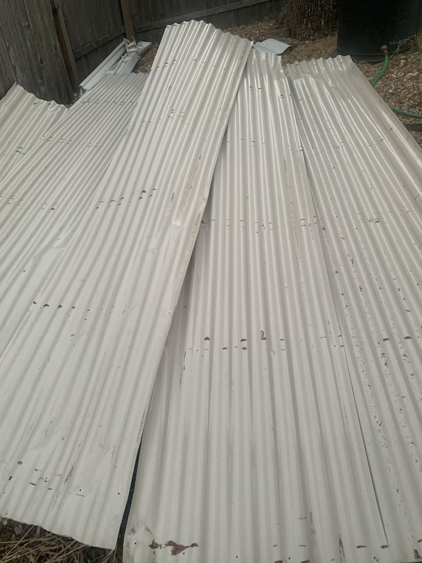 Roof Panel Vinyl Corrugated 2.17 ft X 12 ft