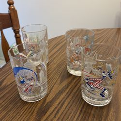 Walt Disney Collectors Glasses