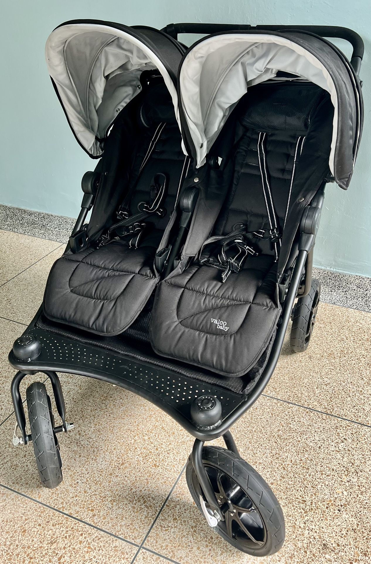 Valco Baby Tri Mode Duo X All terrain Side by Side Double Stroller