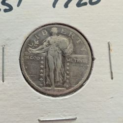1920 Standing Liberty Quarter Full Date Coin