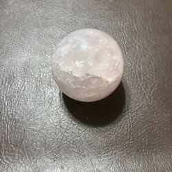 Small Rose Quartz Crystal Ball
