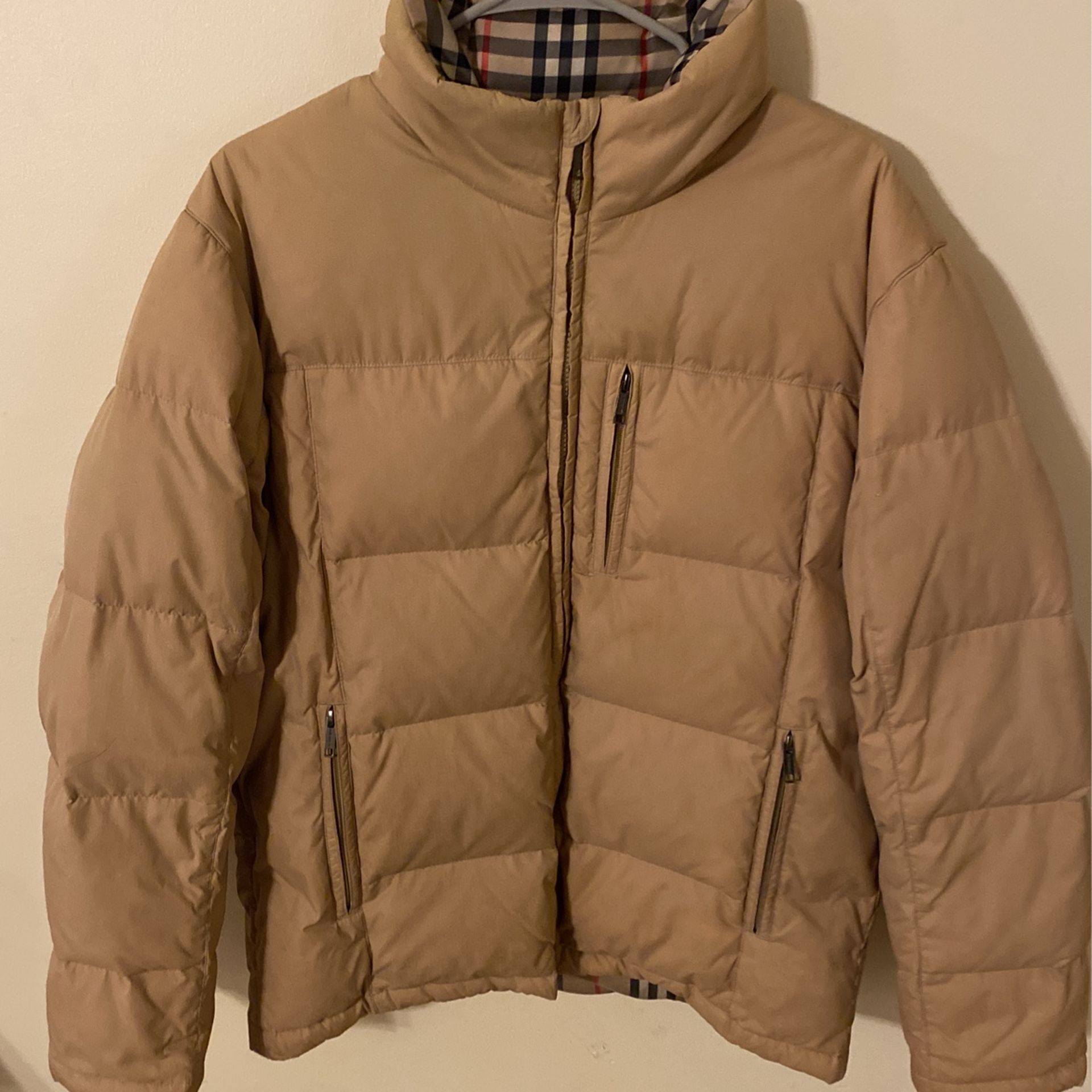 Men’s Medium Burberry Puffer Coat.