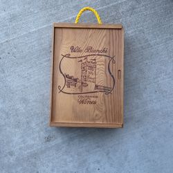 Empty Wine Wooden Box