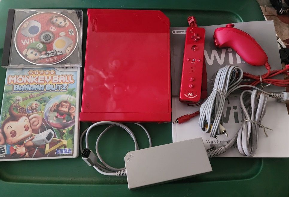 Nintendo Wii Video Game Console with Games