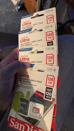 Scan disk ultra microSD UHS one card full HD 128 GB