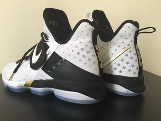 Shoes owned by osu football player givin as gift Lebron