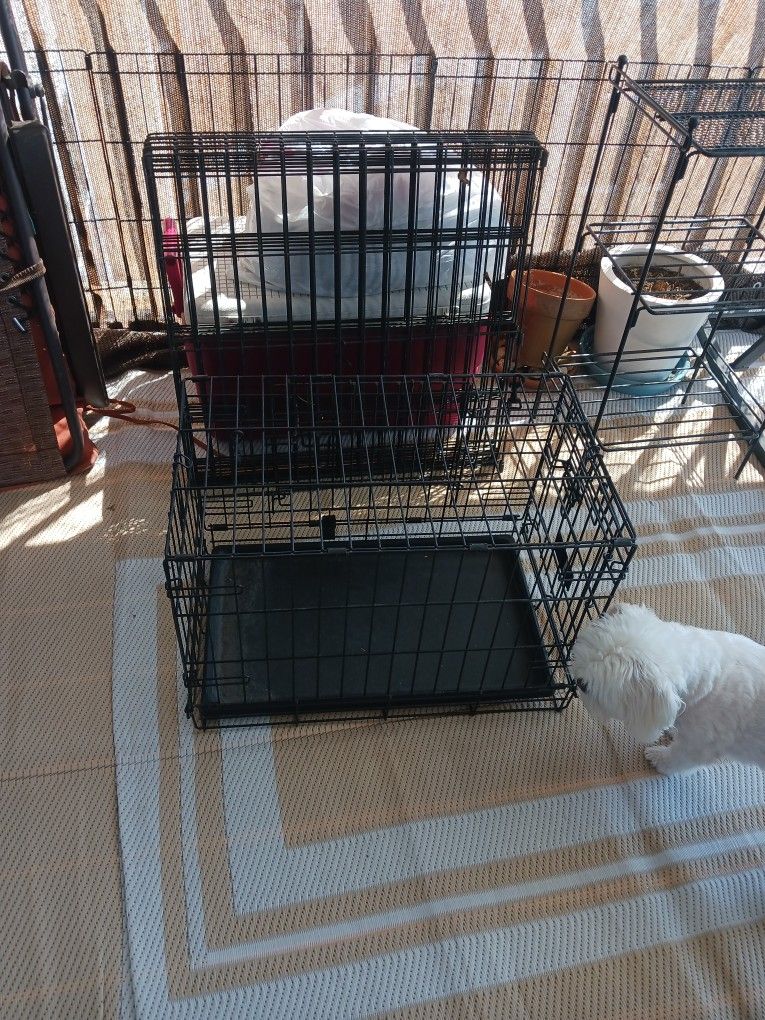 Dog  Crate And Gate