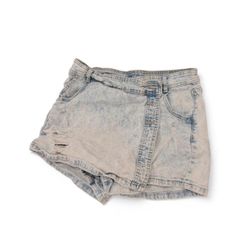 No Boundaries Light Blue Denim Skort Women's Size L
