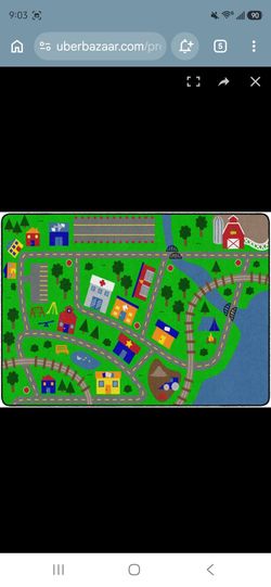 Flagship Carpets Our City Roads Classroom Educational Area Rug for Kids and Teachers, Durable Quality for Schools, Preschool, Daycare, Learning Center