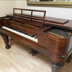 1851 Chickering Piano Square Baby Grand- Antique