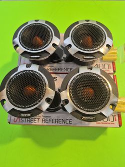 MEMPHIS 2 PAIRS 4 INCH COMPONENT PRO TWEETER 400 WATTS MAX POWER CAR TWEETER