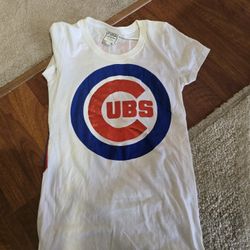 CHICAGO CUBS LOVE PINK SHIRT LADIES SMALL