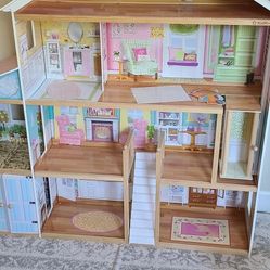 Children's Girl Doll House Wood