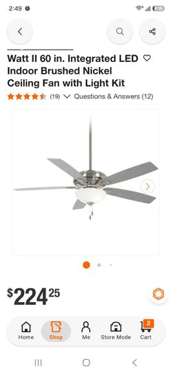 Ceiling fans brand new