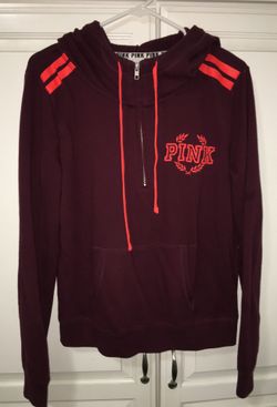 PINK Pullover Half Zipper