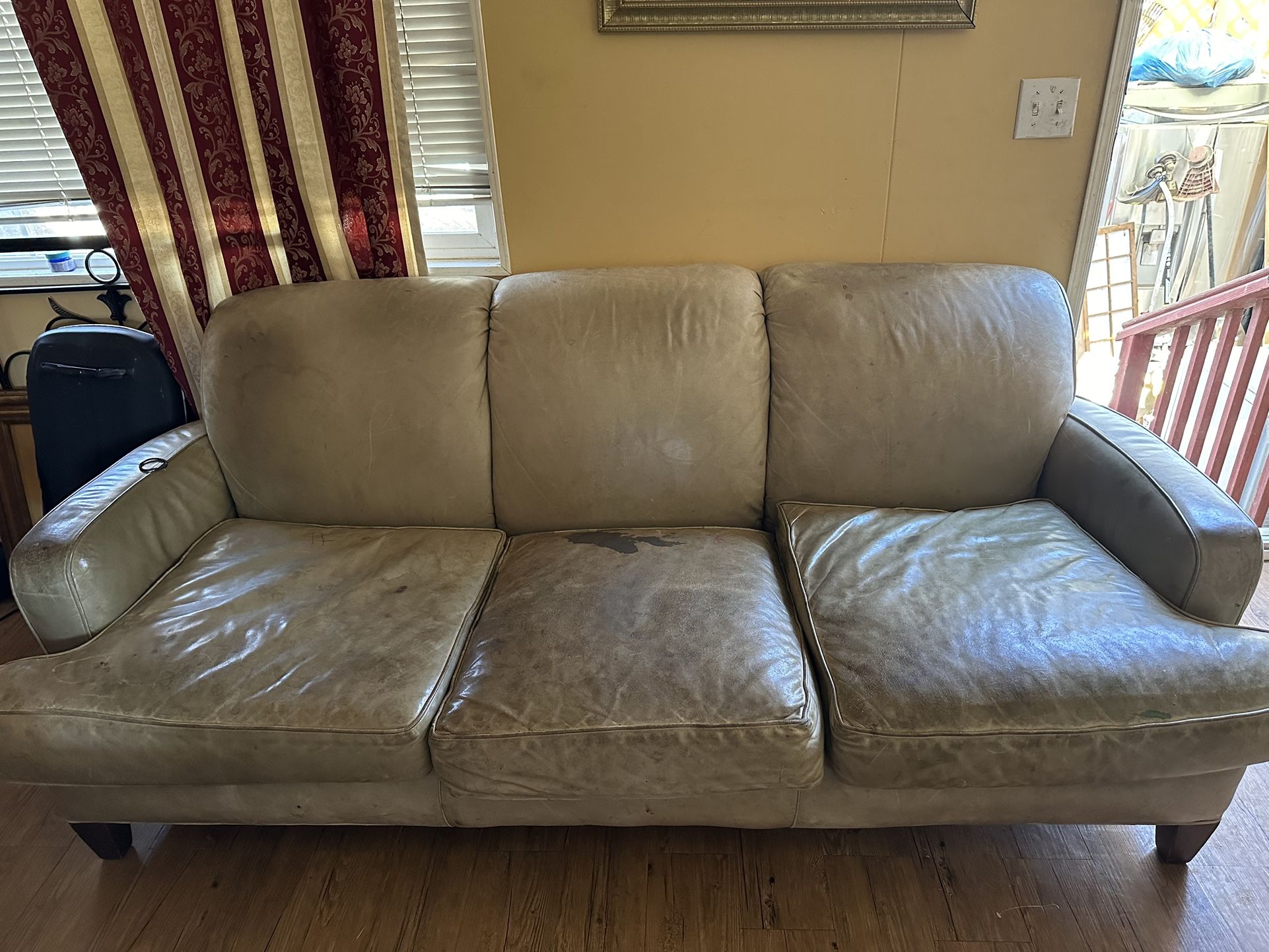Hancock And Moore Leather Sofa