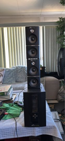 Black Stage Speakers