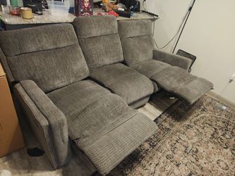 3-Seater Double Recliner Couch