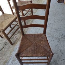 Vintage Chair Hand Made Set Of 3