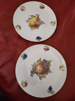 J&K Pair of Vintage Plates. Collector's Item.  