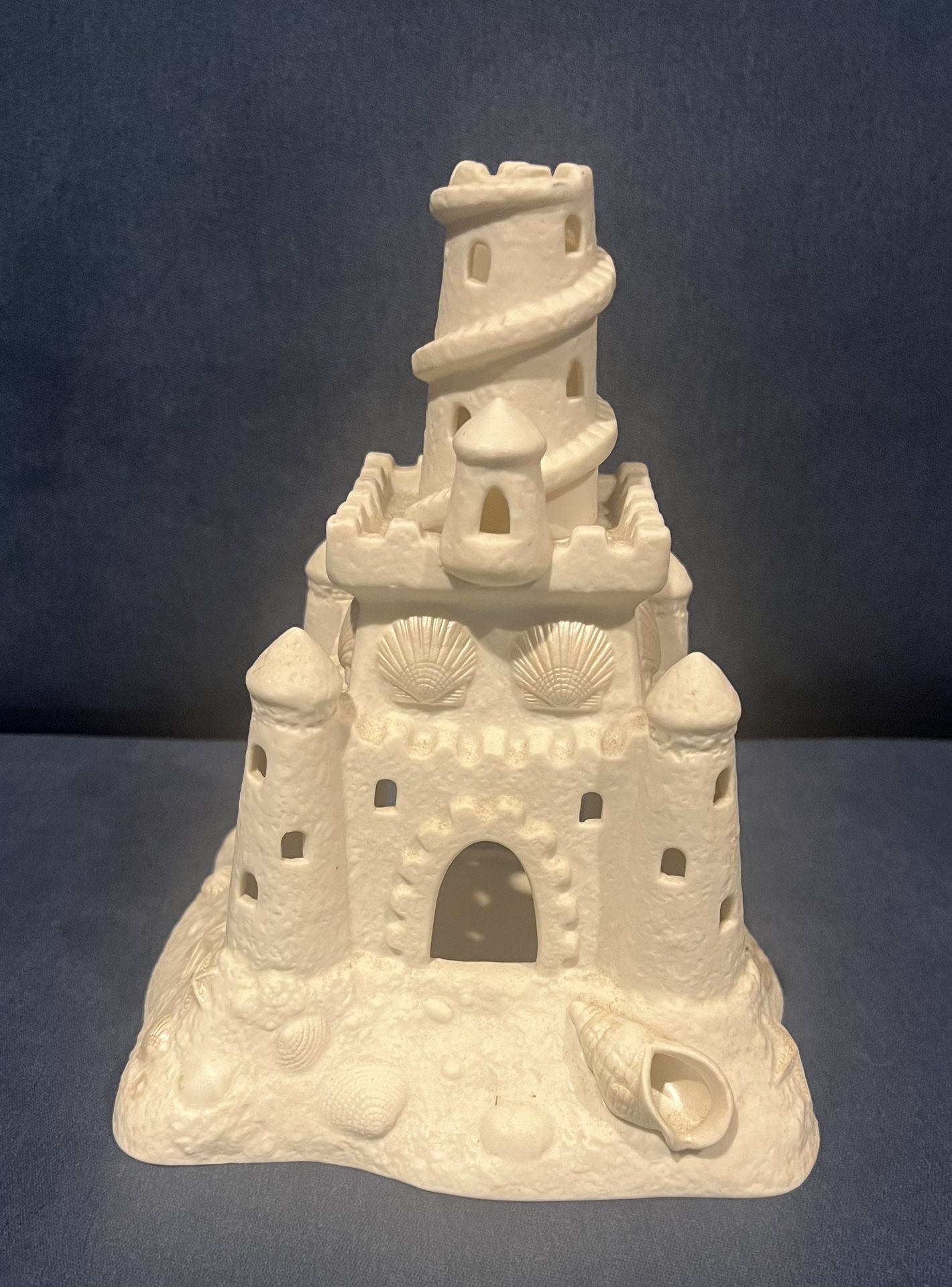 Partylite Large Porcelain Sandcastle Candle Holder