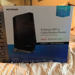 8 Stream WiFi Cable Modem Router