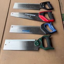 Multiple Hand Saws